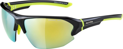 Купить очки alpina lyron hr black-neon yellow gloss/yellow mirror cat.3 в Астрахани