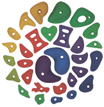  Комплект зацепок скалолазных Венто (50шт) в Астрахани  