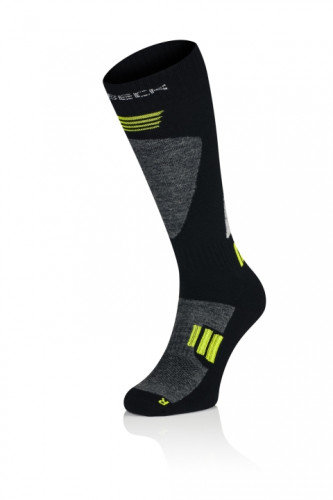 Купить Носки Brubeck Ski Forse черно-зеленый в Астрахани