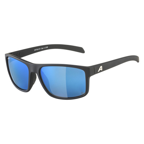 Купить очки alpina nacan i p black matt/pol blue i blue mirror cat.3 в Астрахани