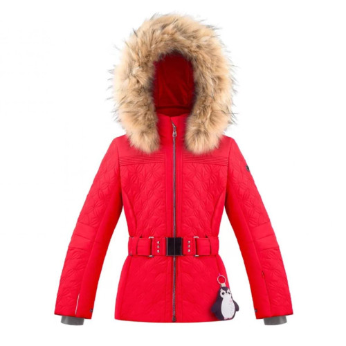 Куртка горнолыжная Poivre Blanc с иск.мехом W21-1003-JRGL/A красный в Астрахани