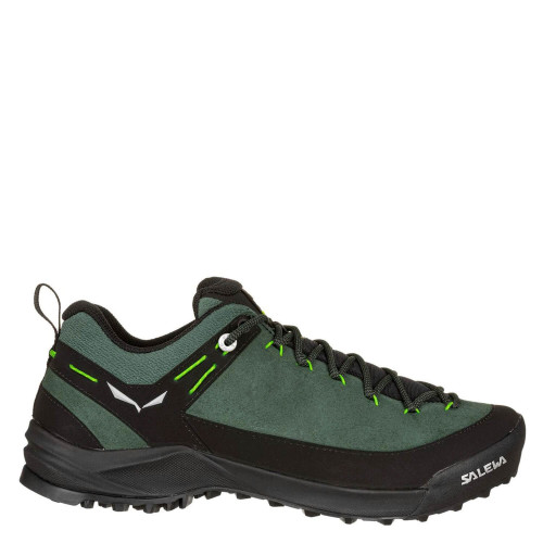 Купить ботинки salewa ms wildfire leather raw green/black в Астрахани