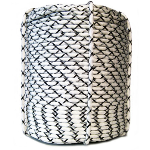  Веревка Шнур статика д.10 мм.48 пр.аб белый в Астрахани  