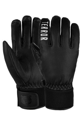 Перчатки Terror-Leather Gloves Black в Астрахани