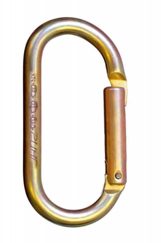  Карабин Ринг сталь овал с прямой защелкой (keylock) 22 кН в Астрахани  