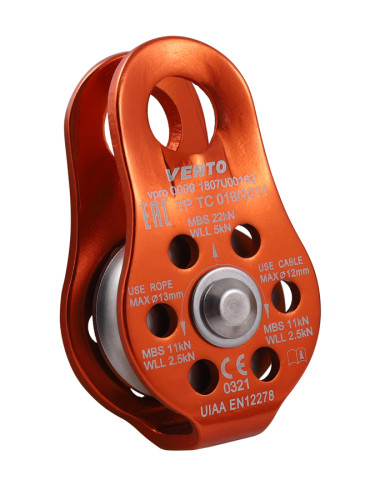  Блок-ролик одинарный Спасатель Люкс дюраль Венто в Астрахани  