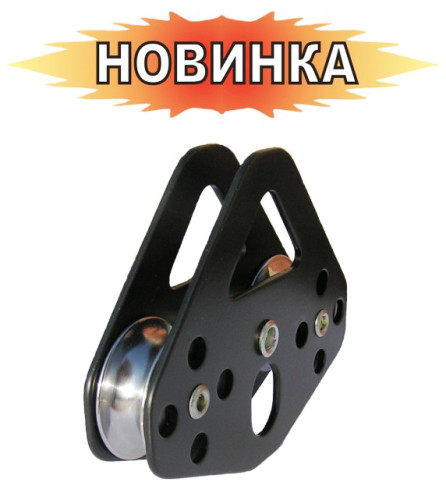  Блок-ролик Вертикаль ТАНДЕМ сталь с подшипником Sturdy в Астрахани  