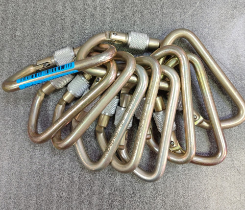  Карабины Ринг сталь трапеция (keylock) 5000 (10шт) в Астрахани  