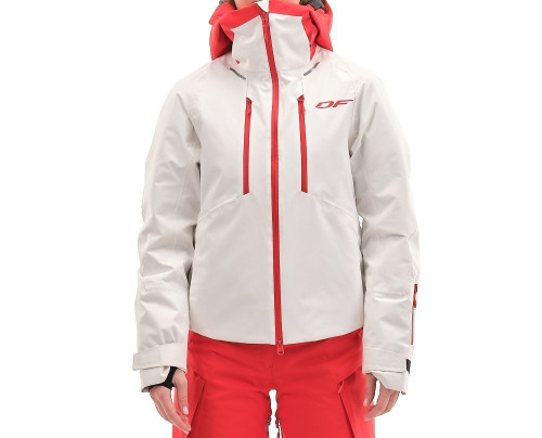 Куртка горнолыжная Dragonfly утепленная Gravity Premium Woman Gray-Red в Астрахани