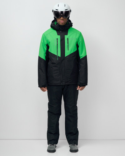 Костюм горнолыжный 07712Z  зеленый  в Астрахани
