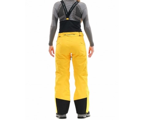 Брюки горнолыжные Dragonfly Gravity Premium Woman Yellow-Dark Ocean в Астрахани
