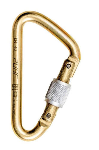  Карабин Ринг сталь треугольный 4000 в Астрахани  