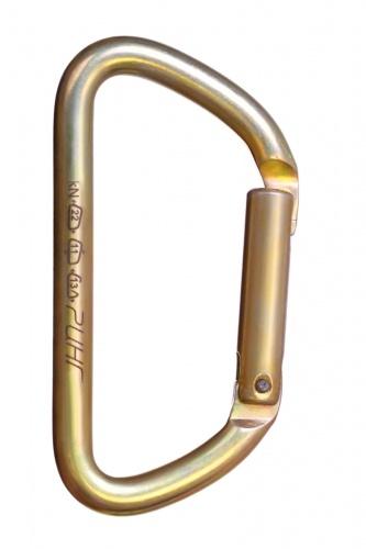  Карабин Ринг сталь трапеция с прямой защелкой (keylock) 22 кН в Астрахани  