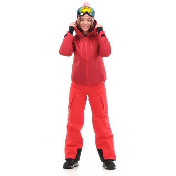 Брюки горнолыжные Dragonfly Gravity Premium Woman Red Fluo в Астрахани