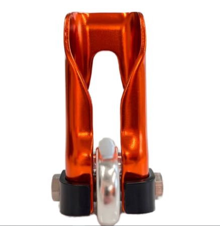  Зажим Вертикаль для двойной веревки оранжевый в Астрахани  