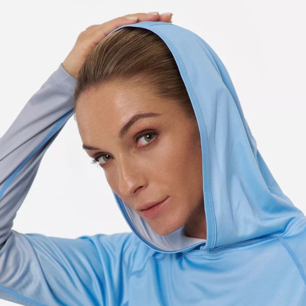 Лонгслив Finntrail женский Venus Hood W 6621 LightBlue в Астрахани