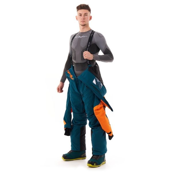 Комбинезон сноубордический Dragonfly Gravity Premium MAN Dark Ocean-Orange 2023 в Астрахани