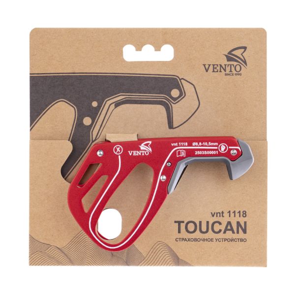  Страховочное устройство Венто "Toucan" красный в Астрахани  