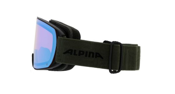 Купить маска alpina г/л nakiska q black-olive matt/q green s2 в Астрахани