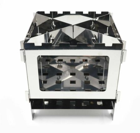 Печь-щепочница Следопыт нерж.сталь 154х154х150 мм(без баллона)