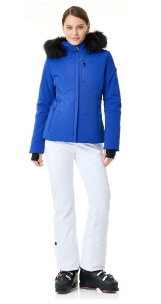 Куртка горнолыжная Poivre Blanc с иск.мехом W24-0802-WO/A синий в Астрахани