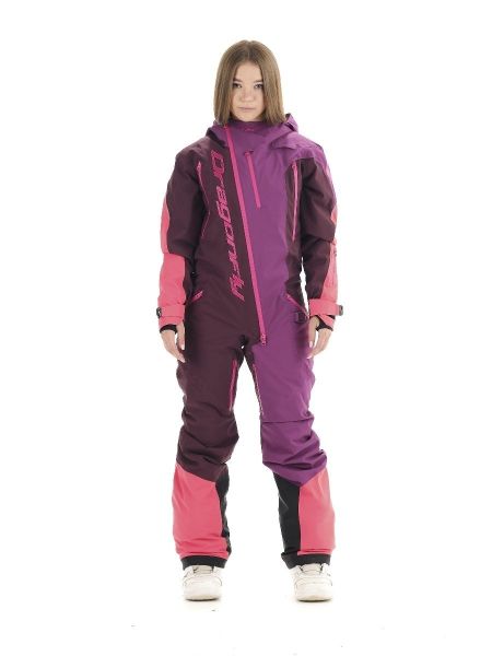 Комбинезон сноубордический Dragonfly Premium Woman Purple&Brown в Астрахани