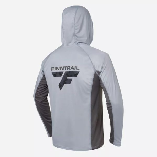 Лонгслив Finntrail мужской Wave Big Logo 6614 Grey в Астрахани