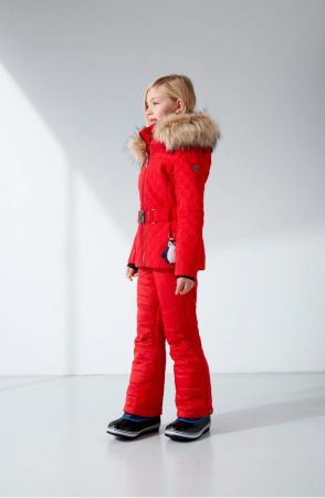 Куртка горнолыжная Poivre Blanc с иск.мехом W21-1003-JRGL/A красный в Астрахани