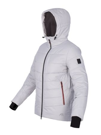 Куртка зимняя женская стеганная Нева светло-серый в Астрахани
