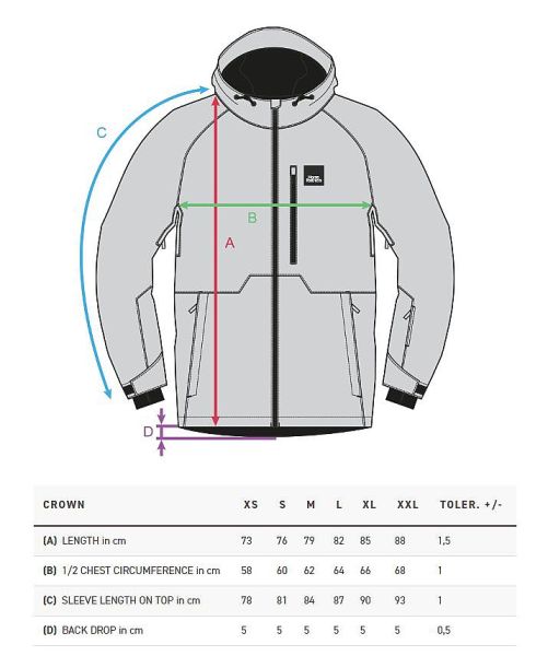 Куртка сноубордическая мужская CROWN JACKET lava red в Астрахани