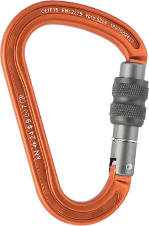  Карабин Венто Titanium с муфтой кейлок оранжевый в Астрахани  