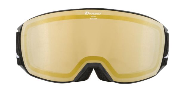 Купить маска alpina г/л nakiska q-lite black matt/q-lite gold s1 в Астрахани