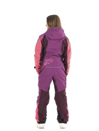Комбинезон сноубордический Dragonfly Premium Woman Purple&Brown в Астрахани