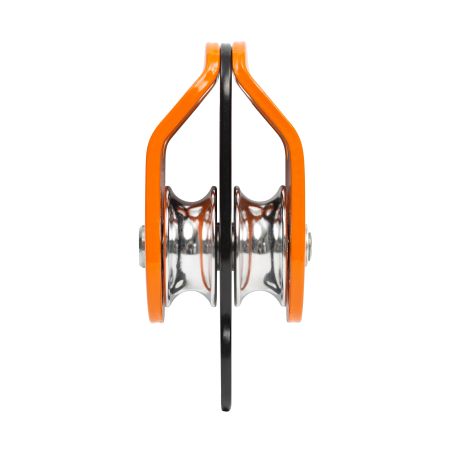  Блок-ролик Вертикаль двойной дюралевый с подшипником в Астрахани  