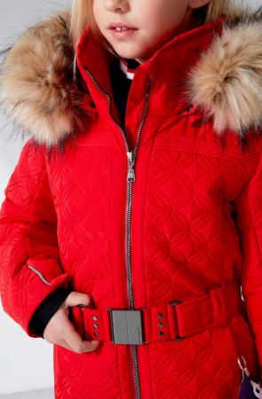 Куртка горнолыжная Poivre Blanc с иск.мехом W21-1003-JRGL/A красный в Астрахани