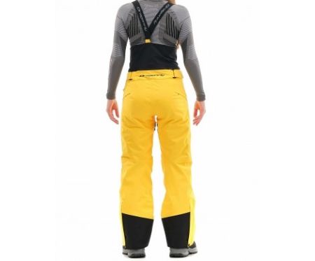 Брюки горнолыжные Dragonfly Gravity Premium Woman Yellow-Dark Ocean в Астрахани