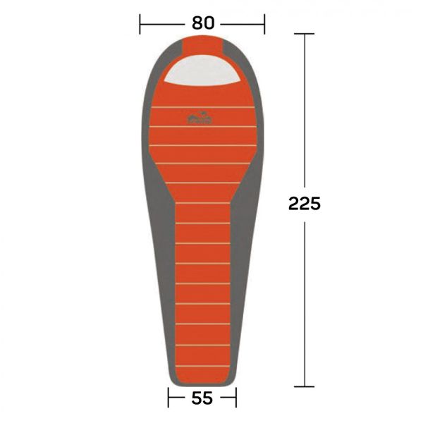 Спальный мешок Tramp Fjord T-Loft -0 оранжевый