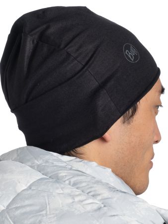 Шапка Buff Polar&Ecostretch Solid Black в Астрахани