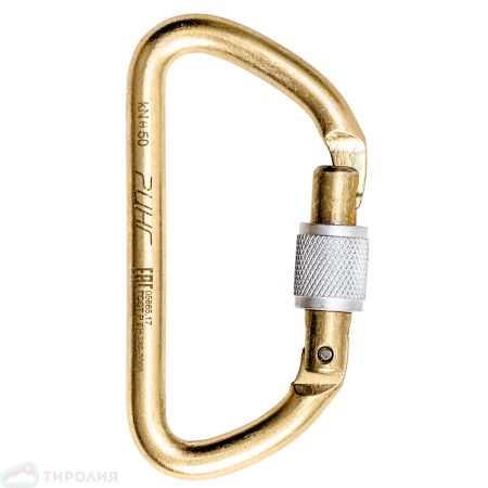  Карабины Ринг сталь трапеция (keylock) 5000 (10шт) в Астрахани  