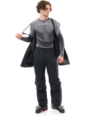 Куртка горнолыжная Dragonfly утепленная Gravity Man Black-Red в Астрахани