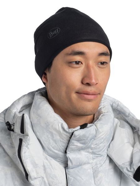 Шапка Buff Polar&Ecostretch Solid Black в Астрахани