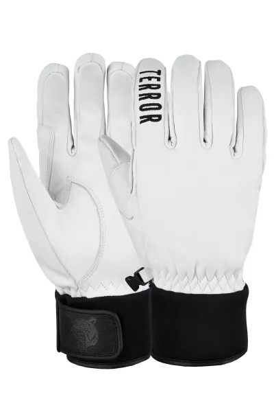 Перчатки Terror-Leather Gloves Black в Астрахани