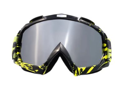 Купить Очки мотоциклетные/снегоходные Следопыт М6,линзы chrome silver+ transparent в Астрахани