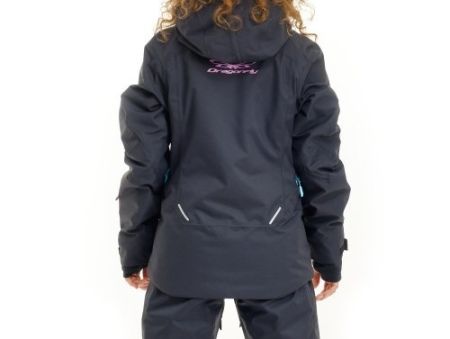 Куртка горнолыжная Dragonfly утепленная Gravity Premium Woman Black-Pink в Астрахани